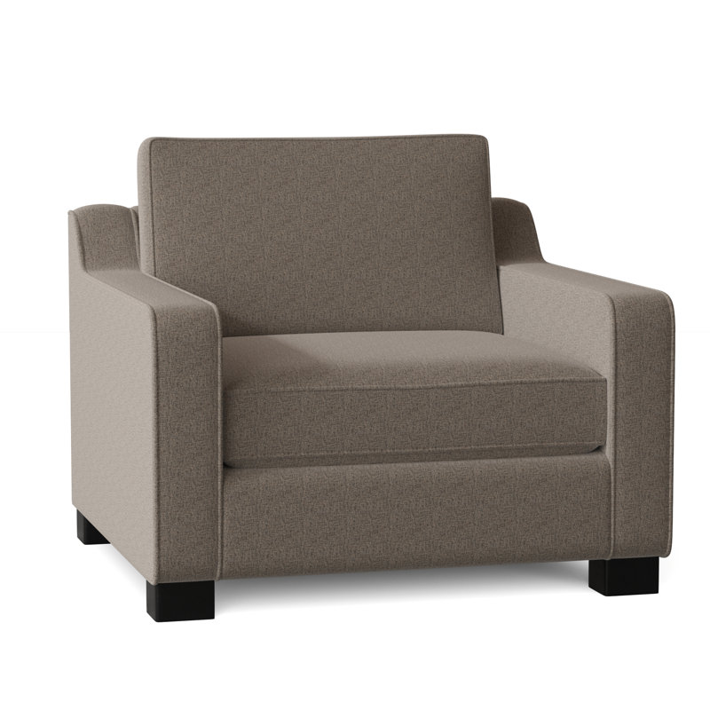 Fauteuil et demi Aceyon, Espresso, Acier Entice