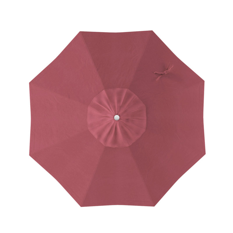 Parasol sunbrella de marché 7,5' Wallach, Toile Sunbrella® rose vif