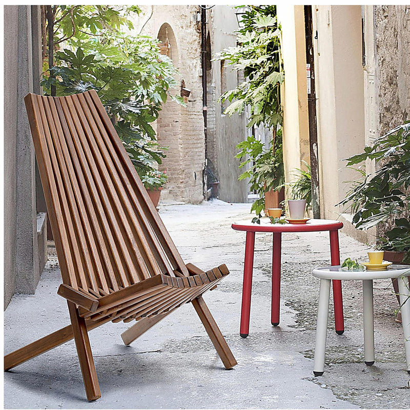 Chaise pliante en bois