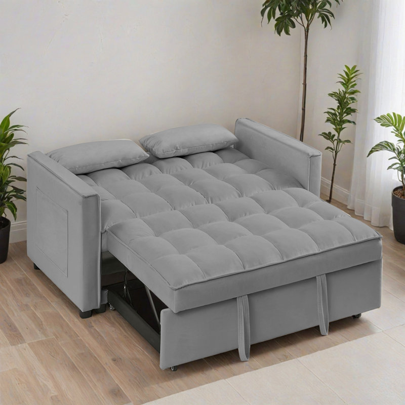 Canapé-lit 52,77 po, Gris