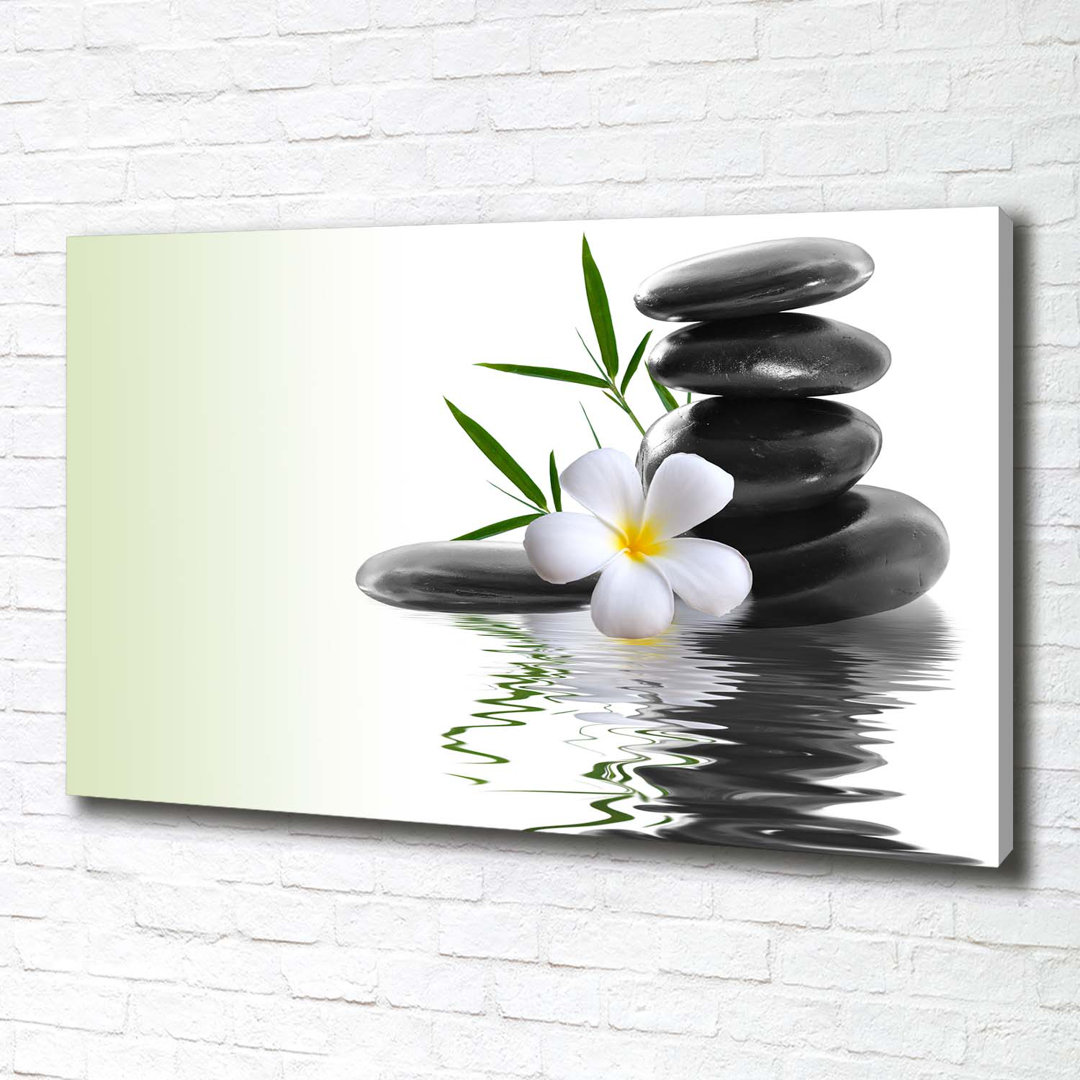 Zen Stones - Wrapped Canvas Print