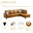 Bawan Faux Leather L-Shaped Sectional-2029014205-2029014196