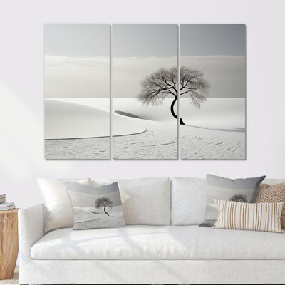 Paysage d'hiver photo I - ensemble de décoration murale paysage d'hiver