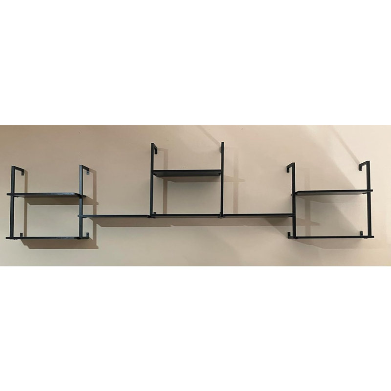 Étagères en bois à 8 niveaux pour le rangement et la présentation du bureau à domicile, du salon et de la chambre à coucher