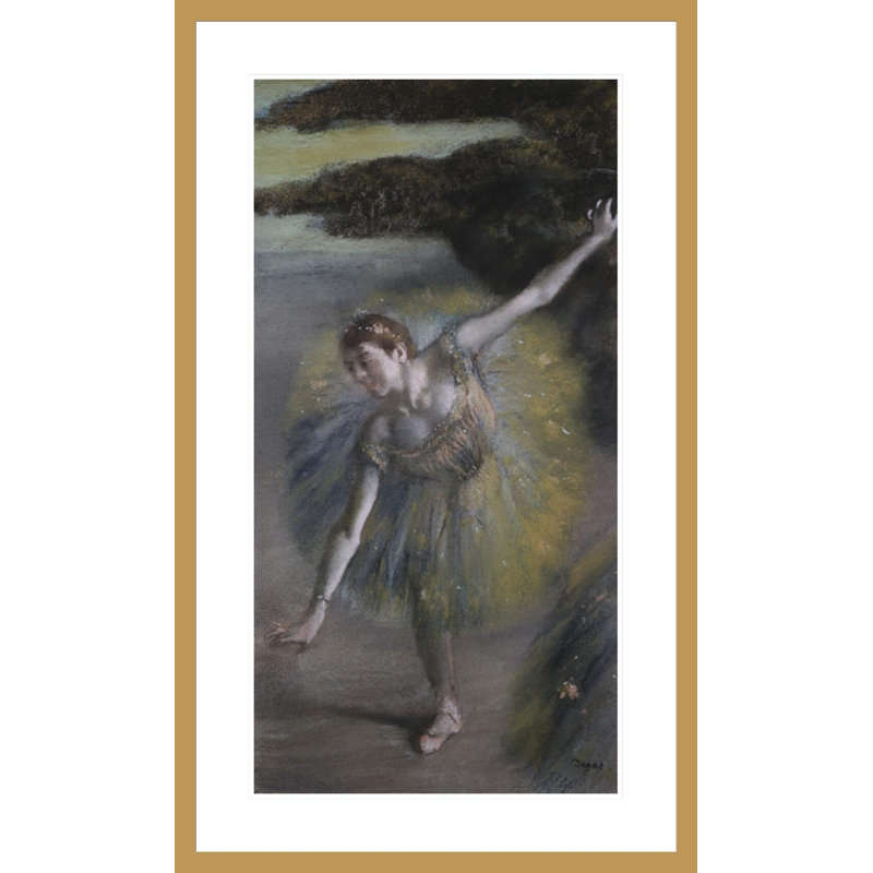 «Dancer in (détail)» par Edgar Degas, impression giclée encadrée, H 41,5 po x l 24,81 po