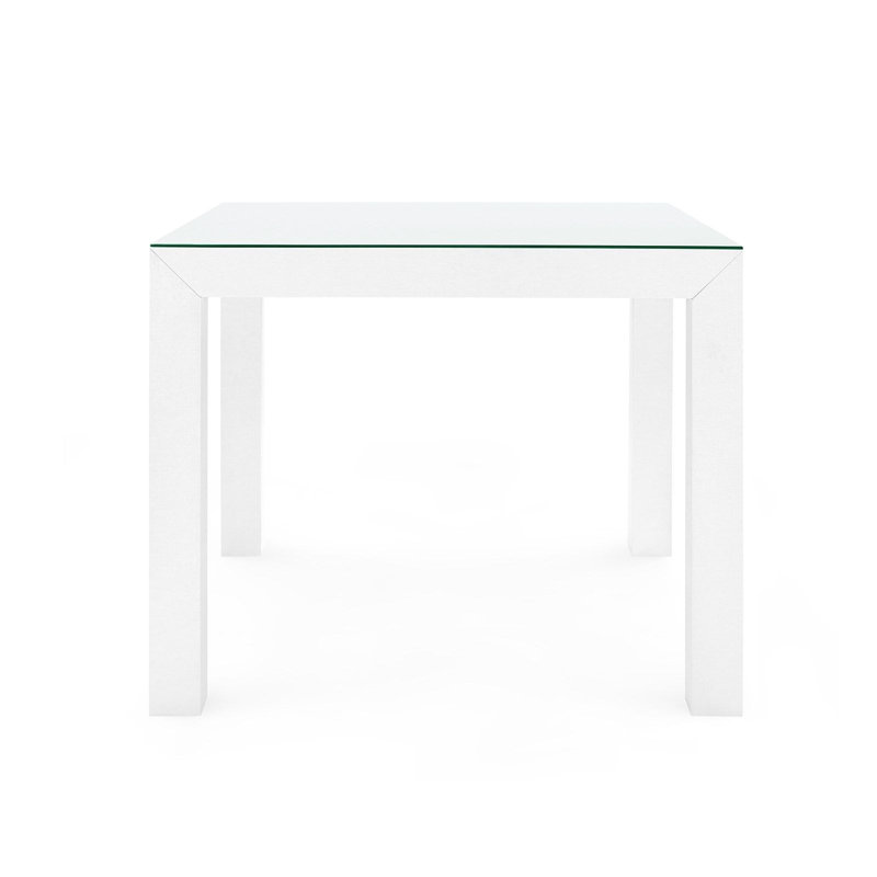 Valentina Square Glass Dining Table