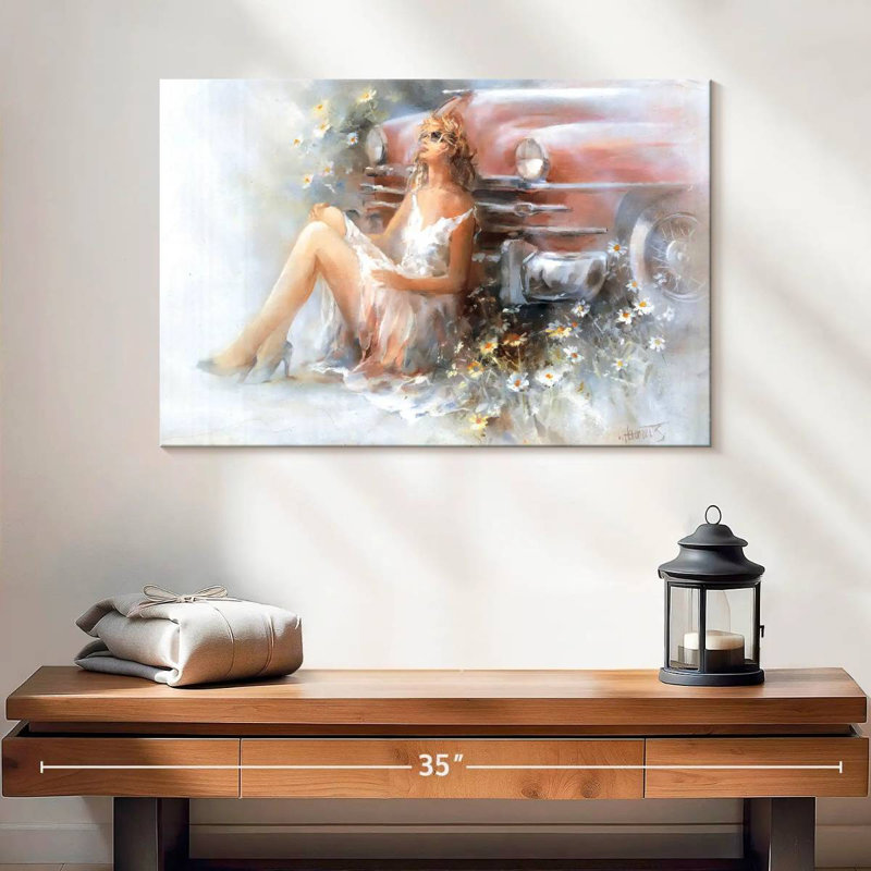Leisha Relax Alone, 16" H x 24" W