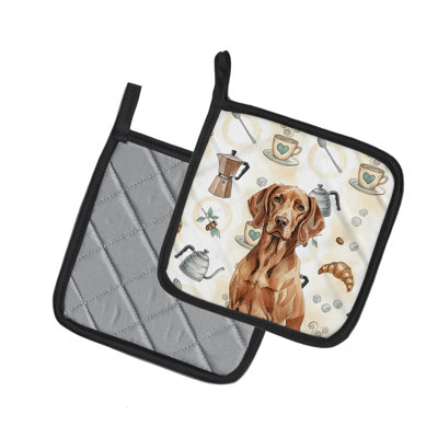 Liver Pointer Coffee Bar Pair of Pot Holders