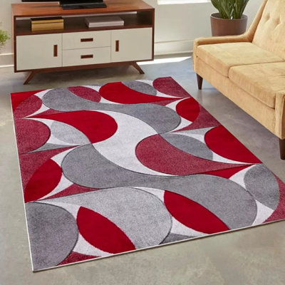 Abdul-Samad Abstract 203.2cm X 381cm Area Rug