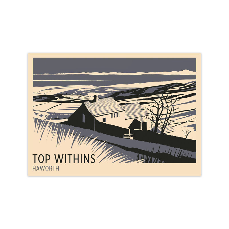 Top Withins by Richard O'Neill - Print, 21cm H x 30cm W x 1cm D, Unframed