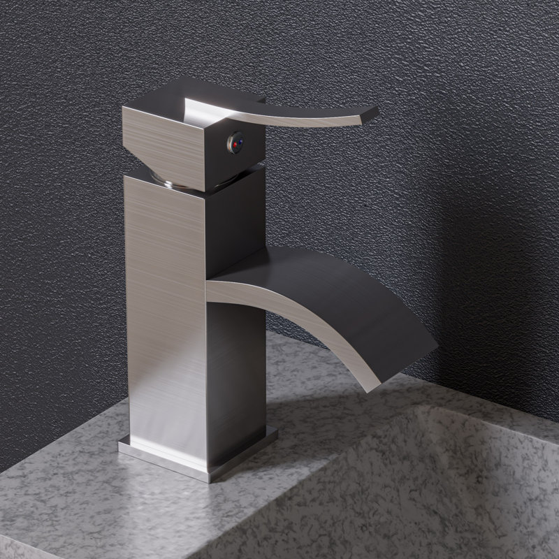 Single-Hole Bathroom Faucet, Brushed Nickel