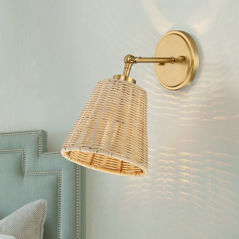 Summerdale Swing Arm Sconce-Hardwired, Gold