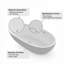 Baignoire profonde 71 po à surface solide blanc mat avec contour antidérapant