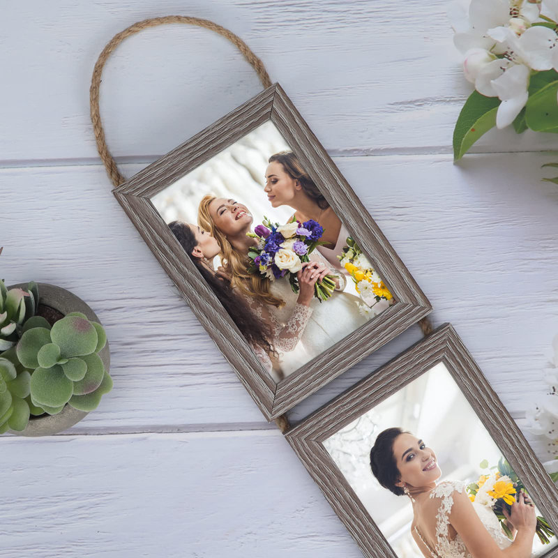 Grey Picture Frame - Set of 6