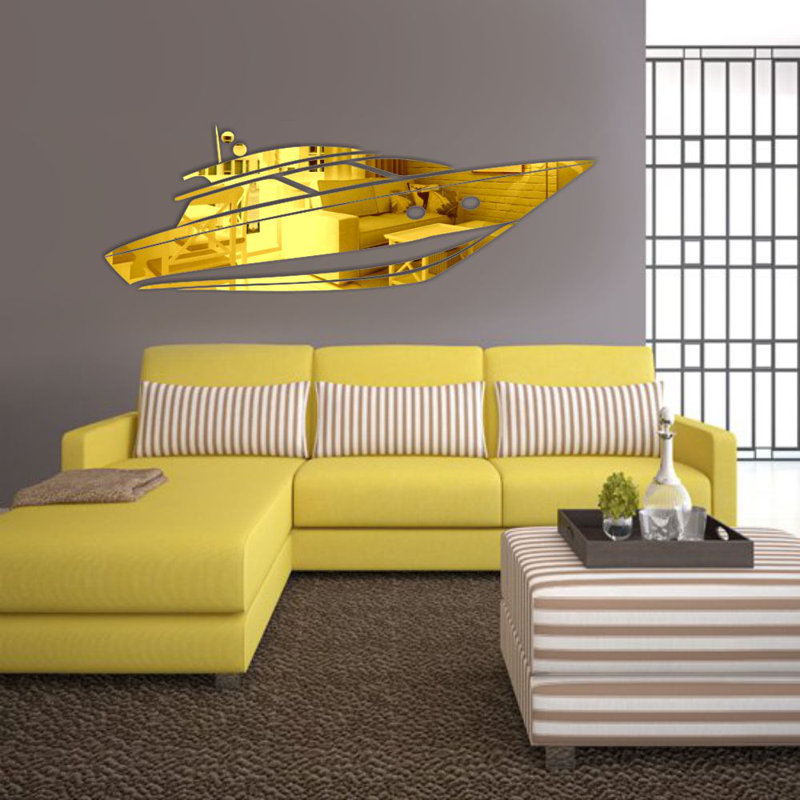 Boat Shaped Mirror