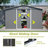 Metal Storage Shed Foundation Kit Included