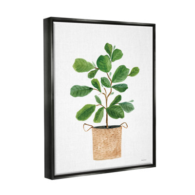 "Casual House Plant Botanicals", art mural sur toile par Rachel Nieman