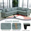 Canapé modulaire 4 pièces Modern L-1784727844