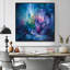 «Mauve bleu cristal grottes Explosion I», impression d'art sur pierre spirituelle-1323576252-1323576240