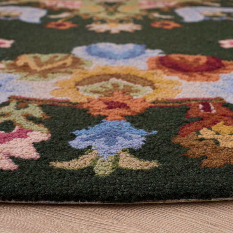 Chelsea 338 Hand Tufted 80% Wool; 20% Cotton Oriental Rug, Round 6'