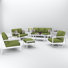 Ensemble de conversation avec coussins Sunbrella pour 7 personnes Townsend