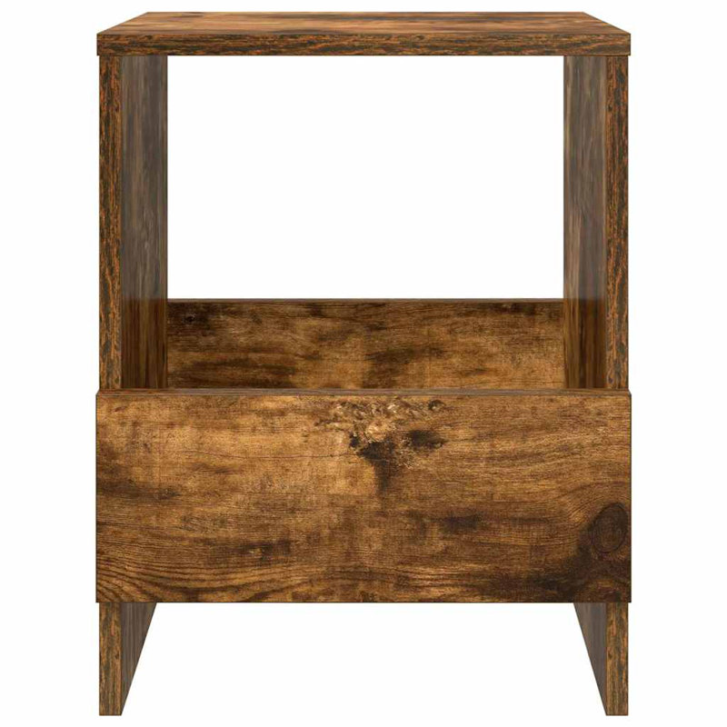 Wood Free Standing Magazine Rack, Brown