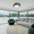  Leeban Modern Flush Mount Ceiling Light Fixture, 12.5'' Square Close to Ceiling Light, 4-Light Metal Ceiling Lamp with Acrylic Shade for Living Room Kitchen Hallway, Bedroom, Balcony-1991536085
