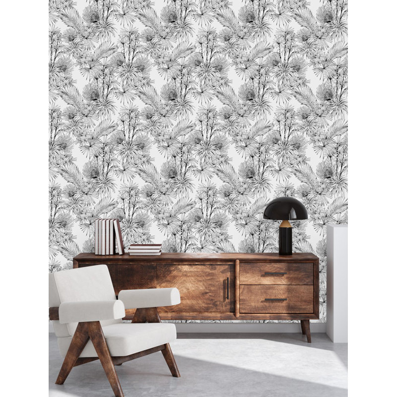 Carreau de papier peint l 25 po Thainara, L 2,09 pi x L 10,42 pi