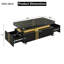 Table basse à roulettes avec rangement Maryjoan-302125156