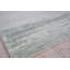 Plush Hand-Knotted Wool/Viscose Area Rug in Gray/Blue-1854180874