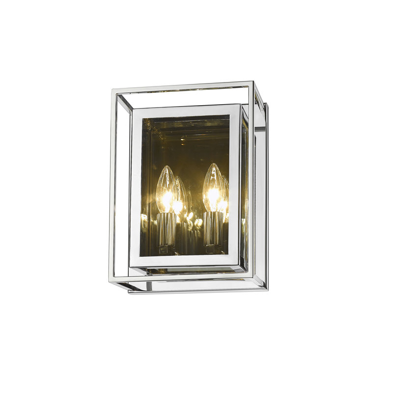 Plafonnier encastré 2 lumières Padmukh, Chrome