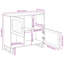 Solid Wood Standard Accent Cabinet