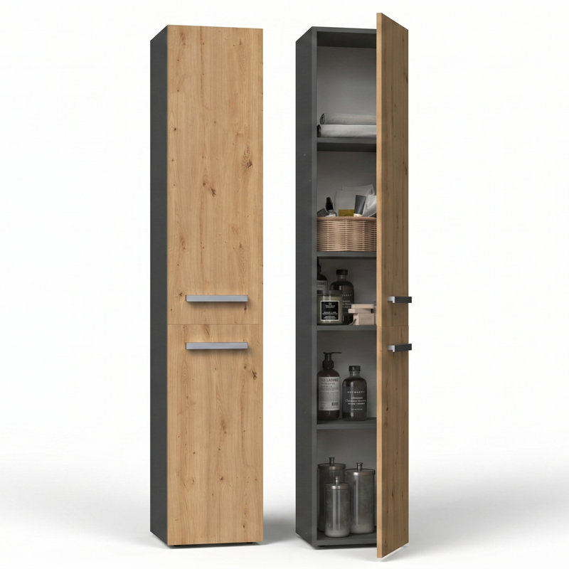 Galyean 1 - Door Accent Cabinet, Brown