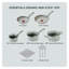  Batterie de cuisine anti-adhésive 12 pièces T-fal Essentials, gris lune