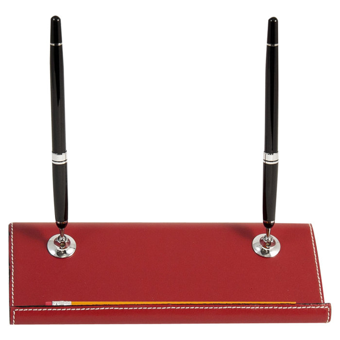 Porte-stylo en cuir Antonucci Burwick, Rouge