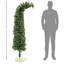 Arbre de Noël artificiel élancé avec aiguilles vertes
