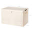 3 Sprouts Collapsible Toy Chest Storage Bin for Kids Playroom, Sheep