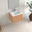 Bathroom Vanity with Sink (Walnut)