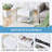Bedside table with drawers.The board surface is MDF with white grain sticker,and both sides are tempered glass.The design is simple and elegant, with excellent storage functions.W1512P285061
