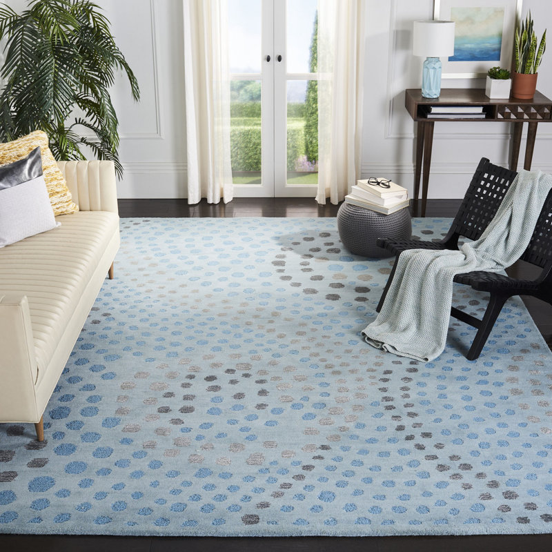 Tapis en laine touffeté à la main Arber Jardin, Rectangle 5 pi x 8 pi