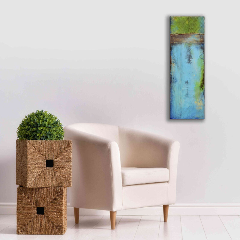 «Fisher Island I» par Erin Ashley, estampe numérique sur toile, H 36 po x l 12 po x P 1,5 po