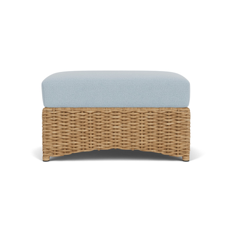 Magnolia Outdoor Ottoman, Unearth Dew