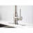 Brushed Nickel Pull Down Kitchen Faucet, Stainless Steel Made Up, 360 Rotatable Nozzle, Two Water Output Modes, Simple Temperature And Flow Regulation Faucet With In Steel, Beautified, Easy &-984485018