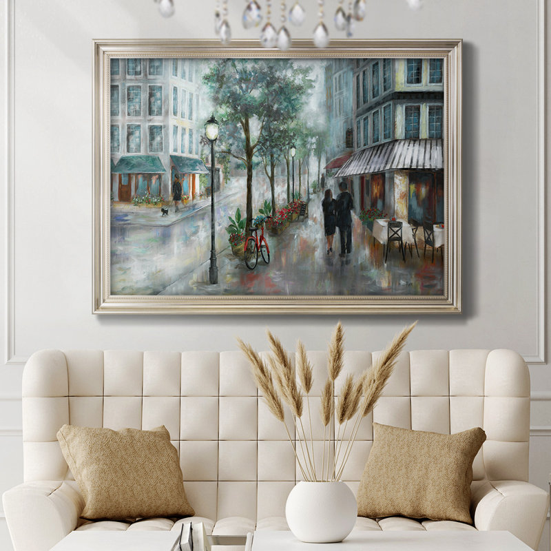 «Out to Dinner», reproduction sur toile encadrée, H 23 po x l 32 po x P 2,5 po