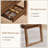 Rectangular Dining Table With Drawer & Solid Wood Legs (Just 1Pcs Dining Table)
