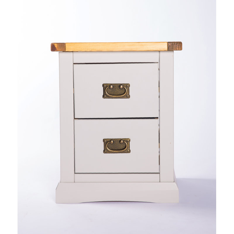 Chula 45cm W Plywood / Laminate Board Bedside Table