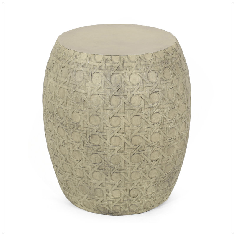 Outdoor Lightweight Concrete Side Table