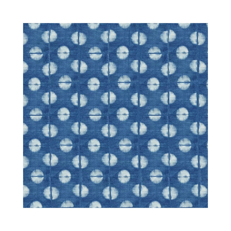 Blue Shibori II by Nancy Green - Wrapped Canvas Painting, 30.48cm H x 30.48cm W x 1.91cm D