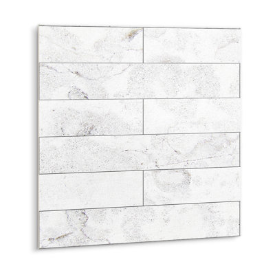 Avaleena 30cm x 30cm PVC Mosaic Tile in Gray
