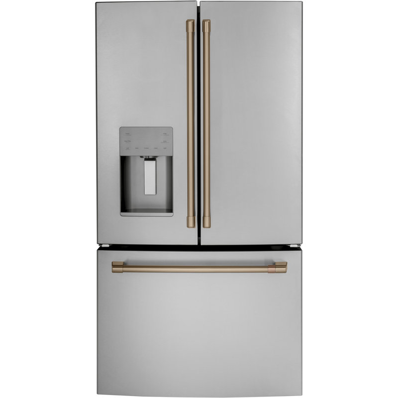Refrigerator Handle, Brushed Bronze
